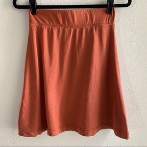 Free People Beach Mini Skirt Orange XS